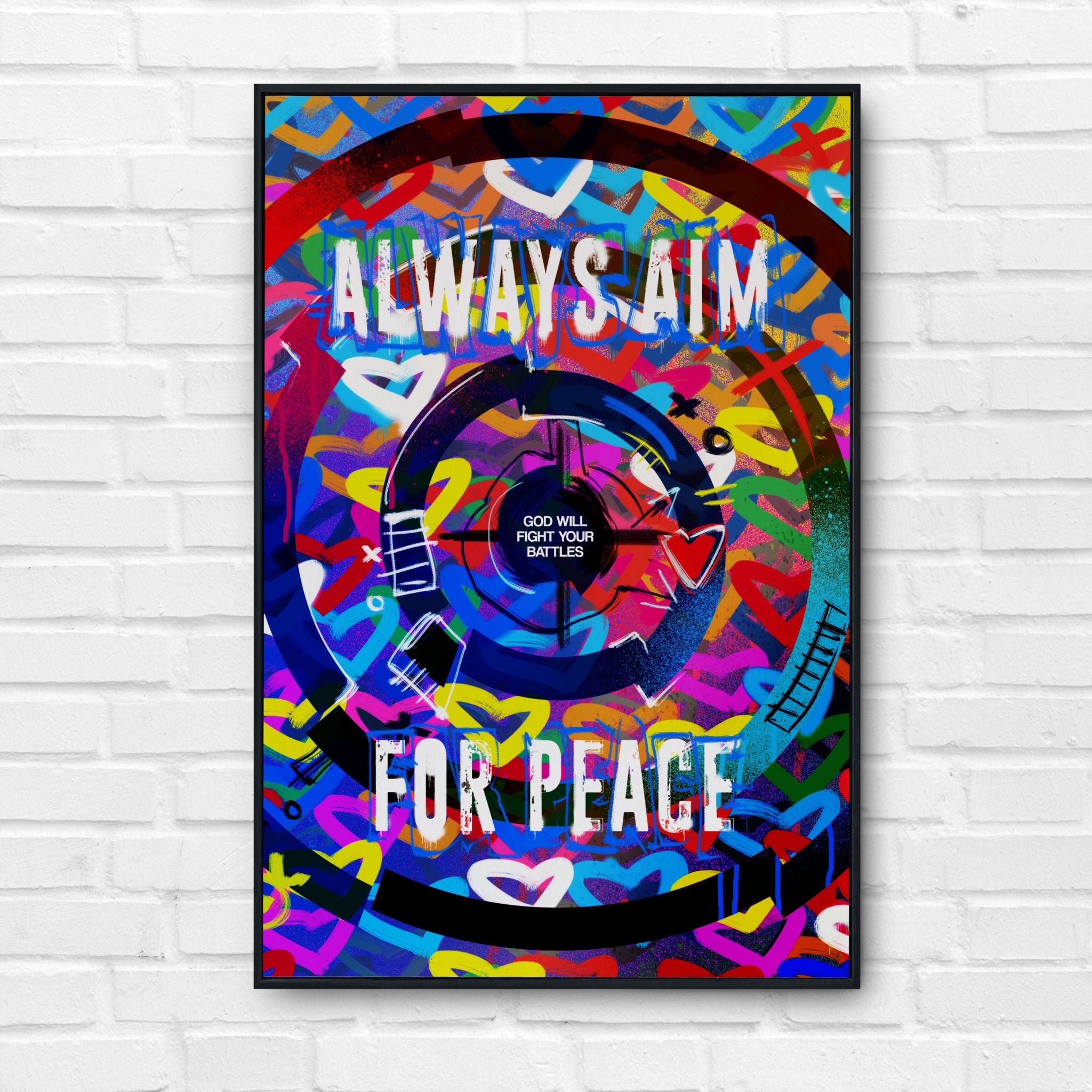 Always Aim for Peace Poster