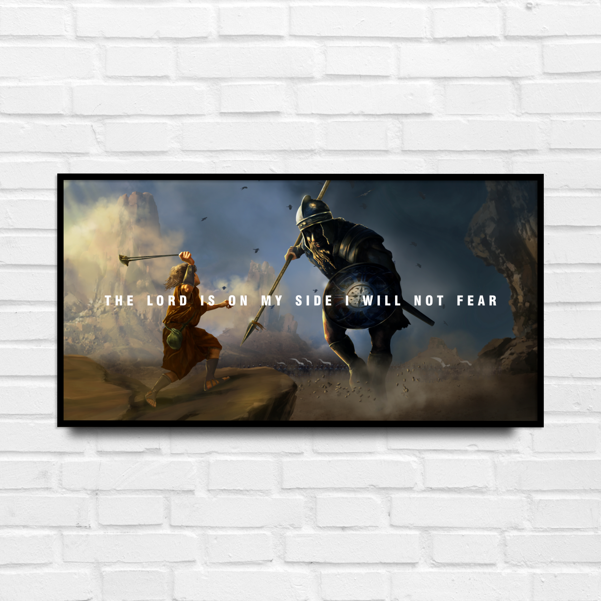 David vs Goliath V2 Poster