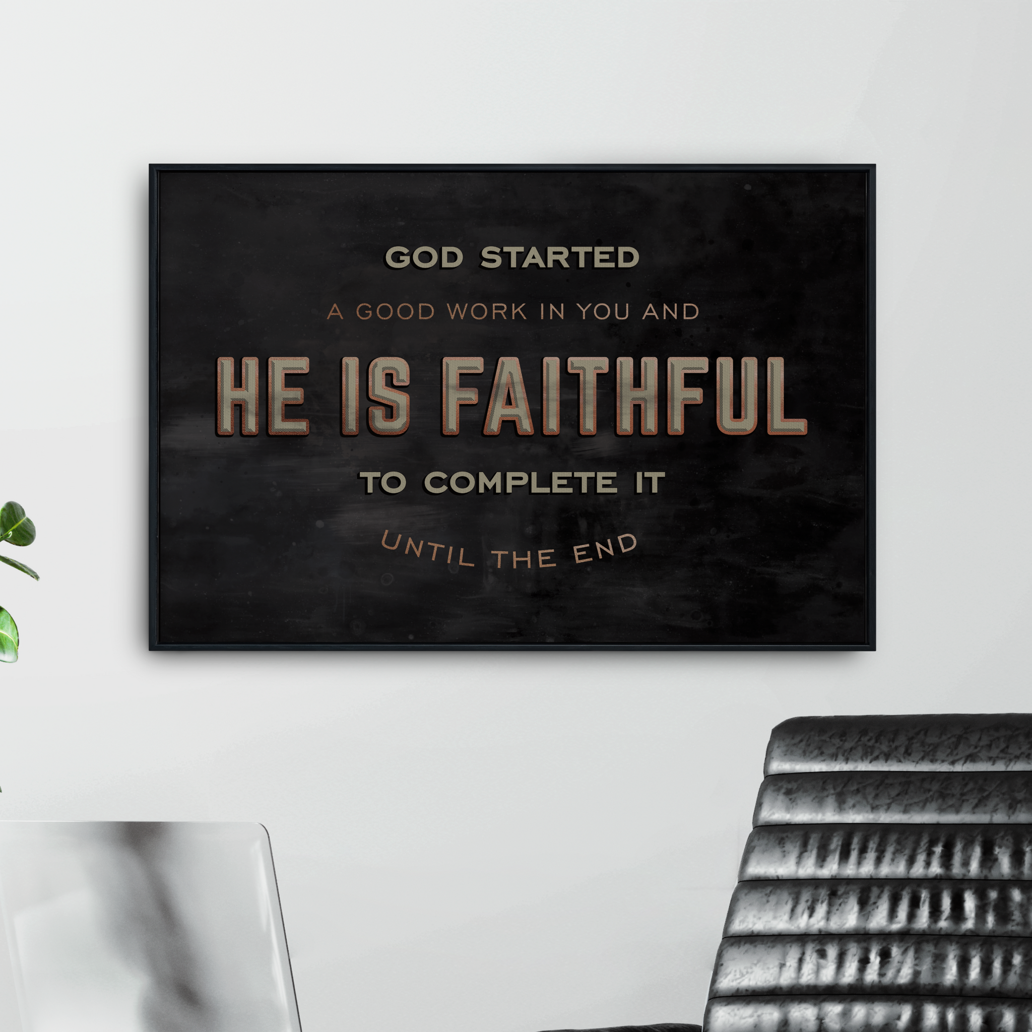 He is Faithful Poster
